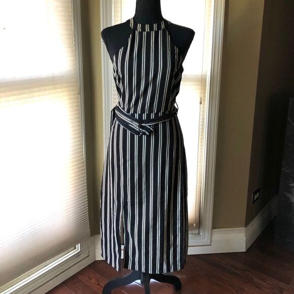 Halter Dress with Split and belt NWT - Picture 1 of 4